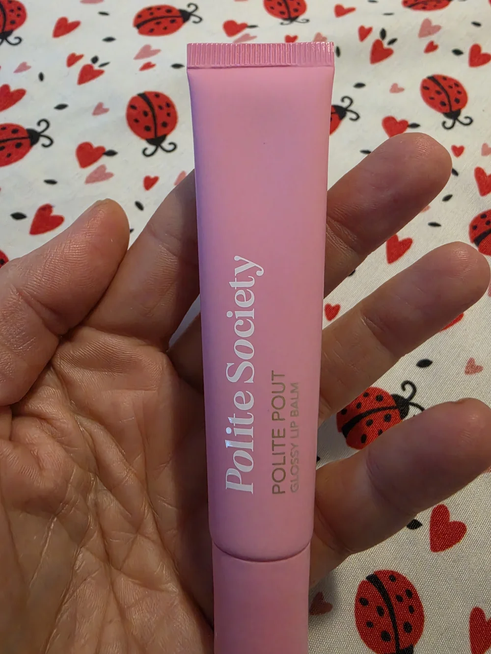 Polite Society Polite Pout Glossy Lip Balm Pink Grapefruit